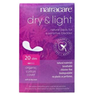 Σερβιετάκια Natracare για ελαφριά ακράτεια