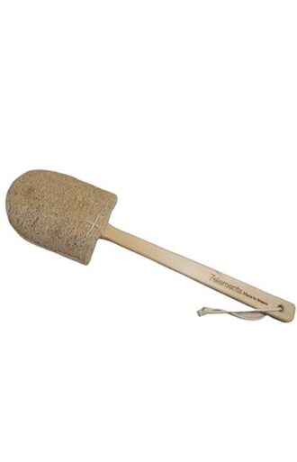 Φυσικό σφουγγάρι λούφα 7elements με ξύλινη λαβή.