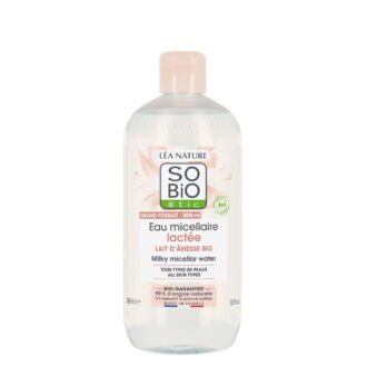 SO’BIO ÉTIC Γαλακτώδες Νερό Micellar – Με βιολογικό γάλα γαϊδούρας 500ml