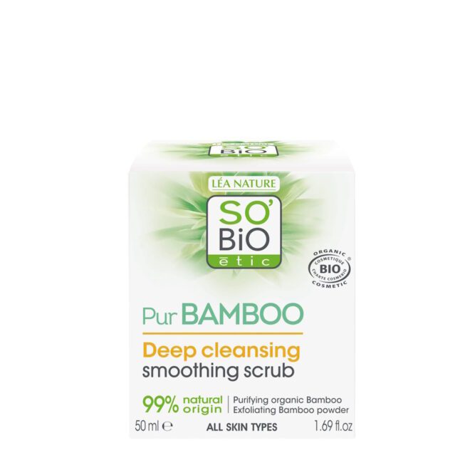 Μάσκα Προσώπου Αποτοξίνωσης – Με βιολογικό μπαμπου & λευκή άργιλο 50ml SO'BIO ÉTIC Μάσκα Προσώπου Αποτοξίνωσης