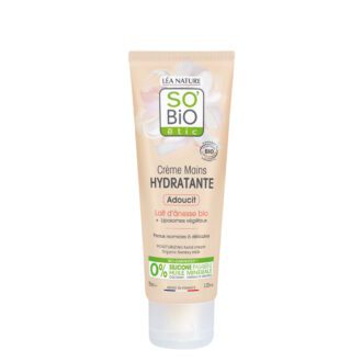 SO’BIO ÉTIC Ενυδατική Κρέμα Χεριών – Με βιολογικό γάλα γαϊδούρας 75ml
