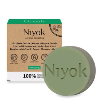 NIYOK Στερεό Αφρόλουτρο Σώμα-Μαλλιά-Πρόσωπο Early Spring