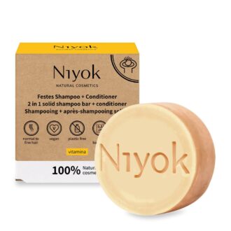 NIYOK Στερεό Σαμπουάν & Conditioner Vitamina - Με άρωμα εσπεριδοειδών