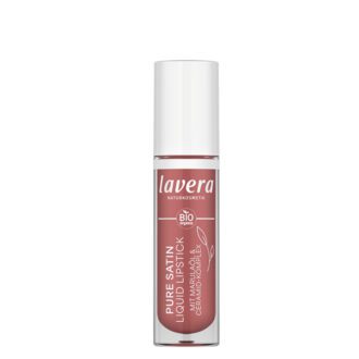 lavera lipstick pure satin nude petal front