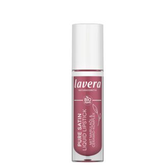 lavera lipstick pure satin wild mauve front
